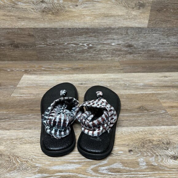 Sanuk Yoga Mat Sling 2 Prints Sandals Women's Size 9.5 - Picture 3 of 7